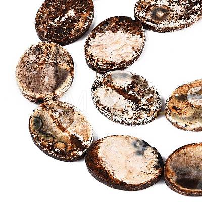 Natural Tree Bark Agate Beads Strands G-Q606-23D-1