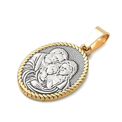 Religion 304 Stainless Steel Pendants STAS-H264-13G-ASG-1