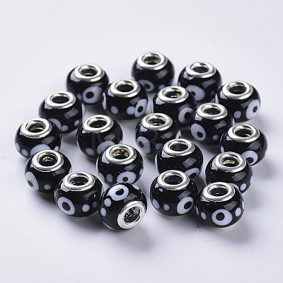 Handmade Lampwork European Beads LS-LAMP-S193-008I-1