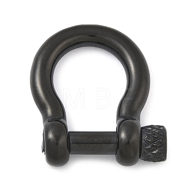 Ion Plating(IP) 304 Stainless Steel Screw D-Ring Anchor Shackle Clasps STAS-E452-43B-1