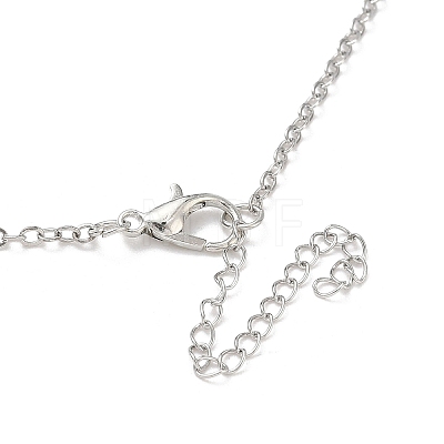 Cat Shape Alloy Rhinestone Pendant Necklaces FS-WG5CA0C-03-1