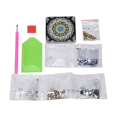 DIY Diamond Painting Stickers Kits For Plastic Mirror Making DIY-F059-37-1