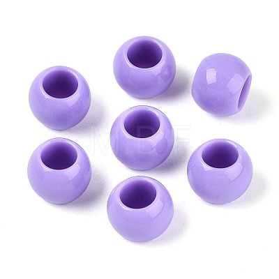 Opaque Acrylic Beads SACR-N018-05I-1