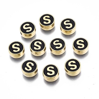 Alloy Enamel Beads ENAM-N052-006-02S-RS-1