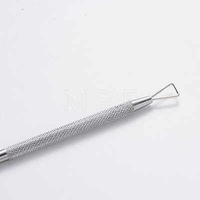 Double Head Stainless Steel Cuticle Pusher MRMJ-Q102-01H-1