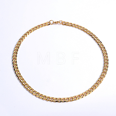 Stainless Steel Cuban Link Chain Necklaces DY8311-1-1