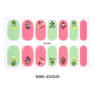 Full Cover Nombre Nail Stickers MRMJ-S060-ZX3343-1