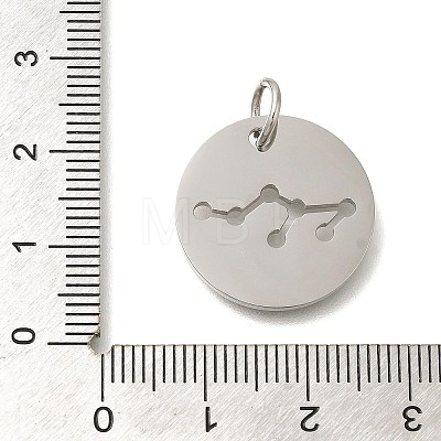 Anti-Tarnish 304 Stainless Steel Pendants STAS-M074-02A-P-1