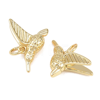 Rack Plating Brass Pendants KK-E275-10G-1