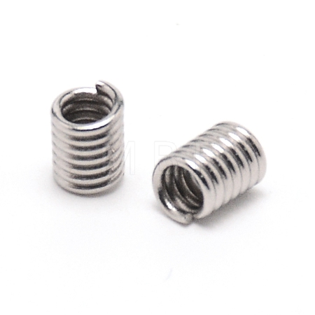 304 Stainless Steel Spring Beads STAS-WH0017-010C-1