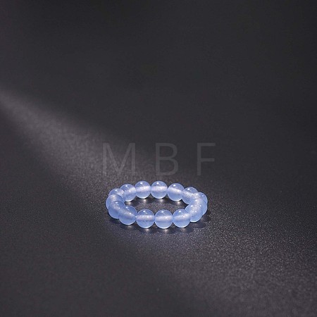 Natural Jade Stretchy Finger Rings FS-WG01730-39-1