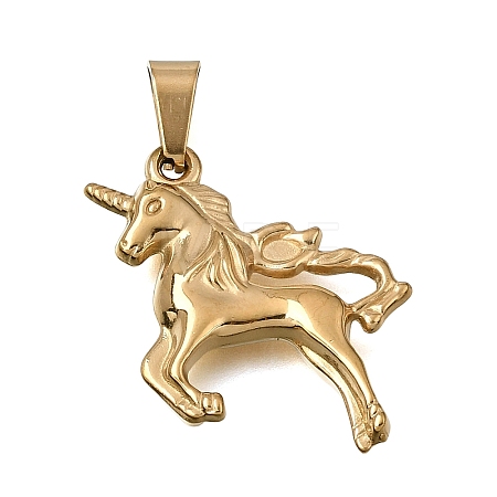 304 Stainless Steel Pendants STAS-G400-01G-05-1