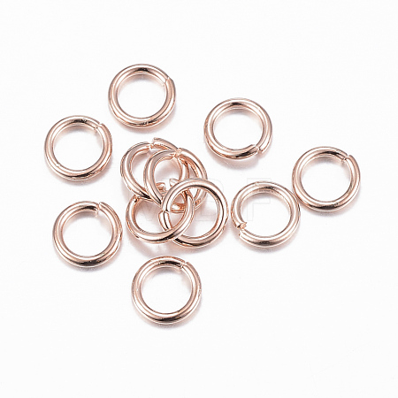 304 Stainless Steel Open Jump Rings STAS-G179-24RG-1