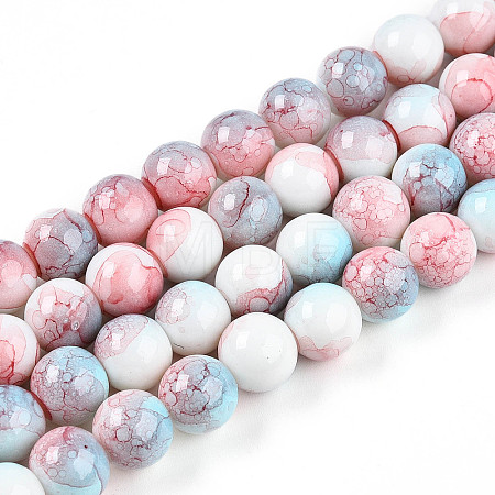 Baking Paint Glass Beads X1-DGLA-N003-10mm-C03-1