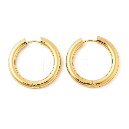 202 Stainless Steel Huggie Hoop Earrings EJEW-O087-08N-G-1