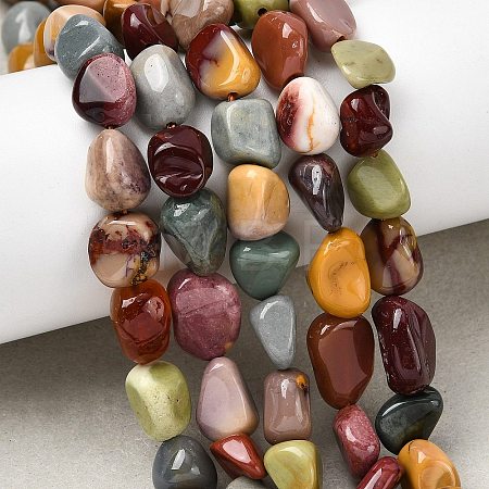 Natural Alashan Agate Beads Strands X-G-B161-B08-1