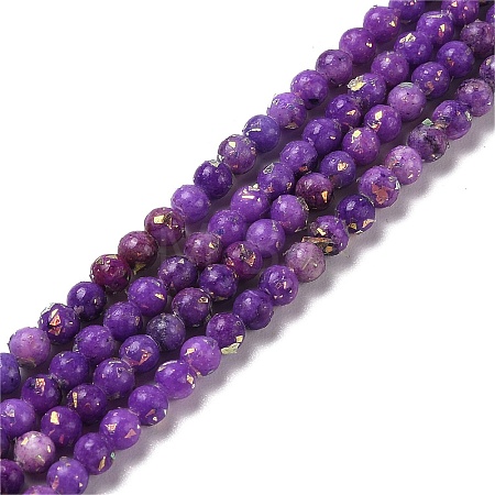 Assembled Natural Dolomite and Synthetic Opal Beads Strands G-Q017-G06-01C-1-1