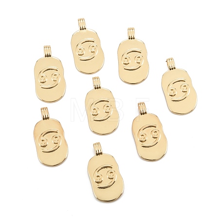 Brass Pendants KK-O140-20G-10-1