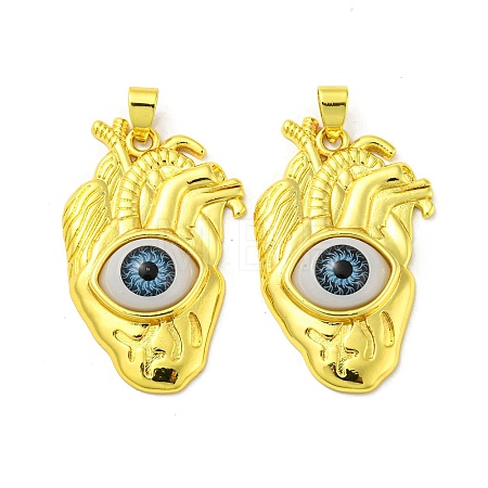 Real 18K Gold Plated Brass Pendants KK-L209-001G-02-1
