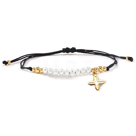 304 Stainless Steel Cross Charm Bracelets NZ8647-1-1