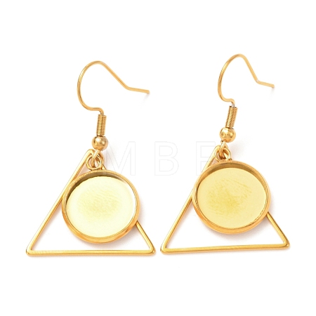 201 Stainless Steel Earring Hooks STAS-C030-25G-1