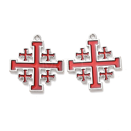 Alloy Enamel Pendants ENAM-K084-01P-1