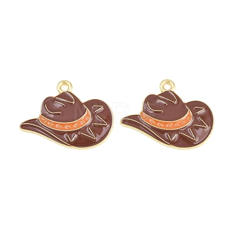 West Cowboy Theme Alloy Enamel Pendants ENAM-L056-01F-01-1