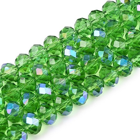 Electroplate Glass Beads Strands EGLA-A044-T8mm-L11-1