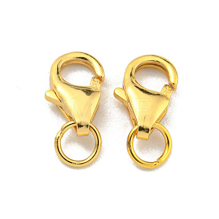 925 Sterling Silver Lobster Claw Clasps STER-C005-08G-1