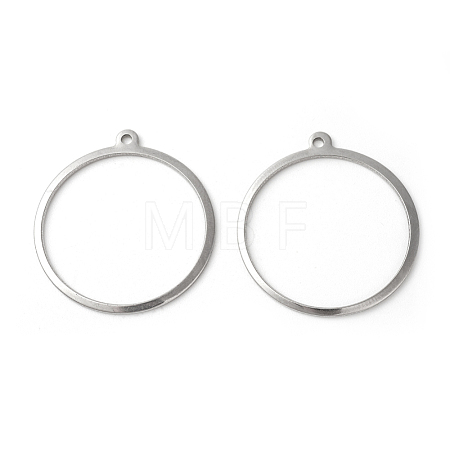Tarnish Resistant 201 Stainless Steel Pendants X-STAS-F192-023P-1