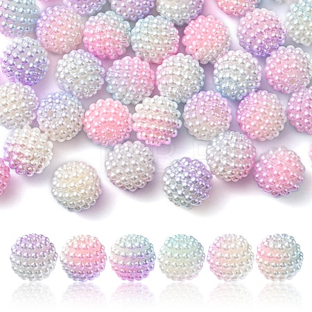 Imitation Pearl Acrylic Beads OACR-FS0001-32E-1
