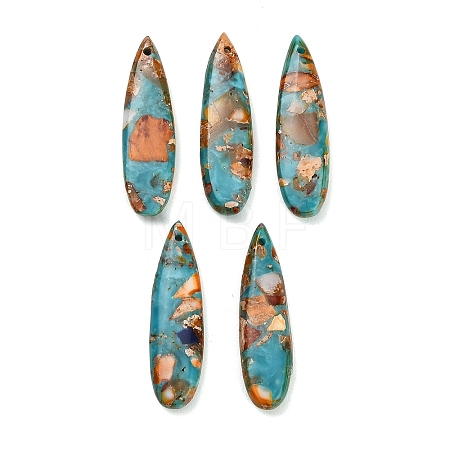 Dyed Synthetic Imperial Jasper Pendants GG-CBAA20A-08G-1