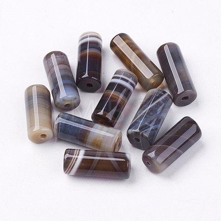 Natural Striped Agate/Banded Agate Beads G-R179-1