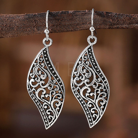 Zinc Alloy Dangle Earrings FS-WG5C480-02-1