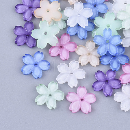 Translucent Resin Beads RESI-T040-023-1