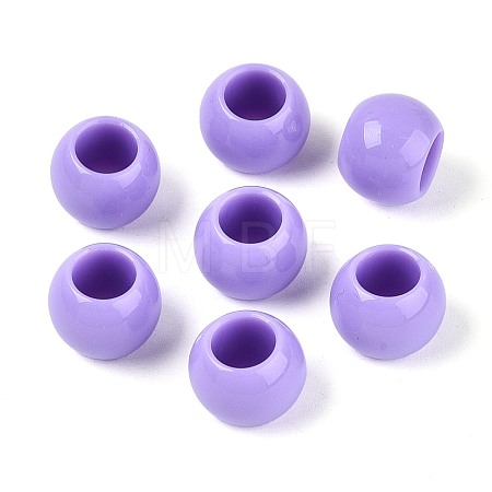 Opaque Acrylic Beads SACR-N018-05I-1