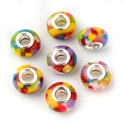 Resin European Beads X-RPDL-N015-01F-1