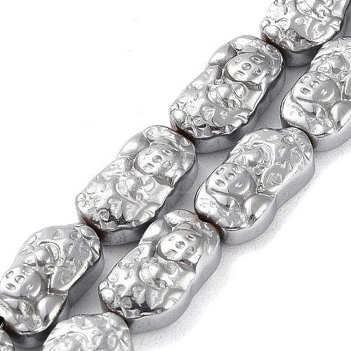 Electroplated Synthetic Non-magnetic Hematite Beads Strands G-F767-03G-1