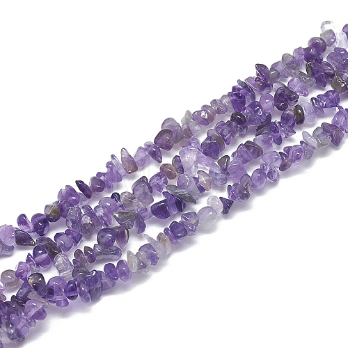 Natural Amethyst Beads Strands G-S315-15-1