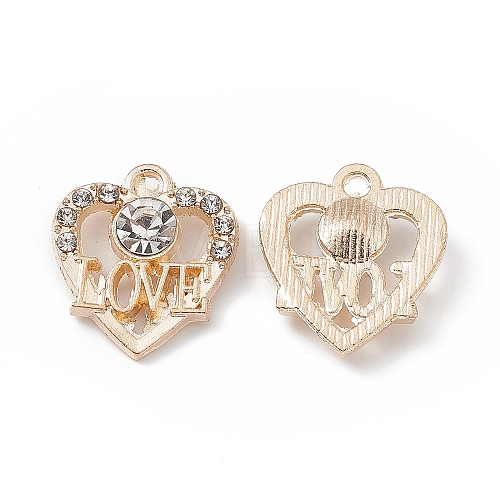 Alloy Crystal Rhinestone Pendants FIND-C019-03KCG-1