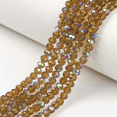 Electroplate Glass Beads Strands EGLA-A044-T4mm-L02-1