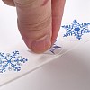 Christmas Themed Flat Round Roll Stickers LS-DIY-B045-04A-4