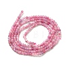 Natural Pink Tourmaline Beads Strands X-G-N342-33A-2