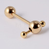 304 Stainless Steel Tongue Rings WG96350-09-1