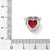 Brass Pave Cubic Zirconia Pendants KK-CBA74BF-01P-4