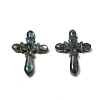 Natural Mixed Stone Carved Pendants G-K248-02-2