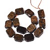 Natural Bronzite Beads Strands G-C098-A39-01-2
