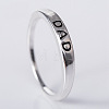 Father's Day Alloy Finger Rings WG0D677-02-1