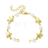 Ocean Sea Animals 304 Stainless Steel Link Chain Bracelet Making AJEW-JB01627-02-1
