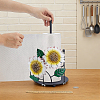 Iron Desktop Tissue Storage Holder AJEW-WH0709-274-3